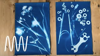 Cyanotype prints for beginners  National Museums Liverpool [upl. by Inatirb]