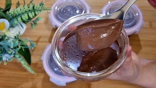 Recette de crème dessert chocolat 🍫 Sans oeuf hyper facile et délicieuse [upl. by Arten]