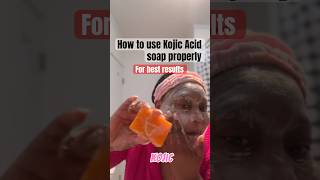 Kojic Acid Soap is the magic 🔑for dark spots amp marks kojicsoap skincaretips [upl. by Aryk355]