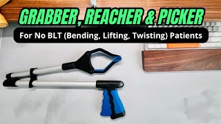 Extra Long Grabber Reacher amp Picker for no BLT [upl. by Ebehp]