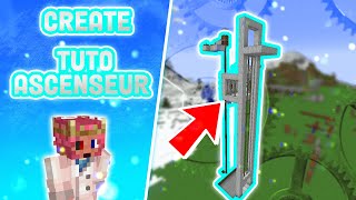 TUTOASCENSEUR ultra stylé  CREATE 6  MINECRAFT 120 [upl. by Terraj]