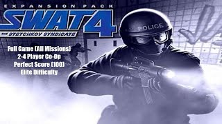 swat 4 the stechkov syndicate game video with commentry recording part 1amp2 [upl. by Yramliw]