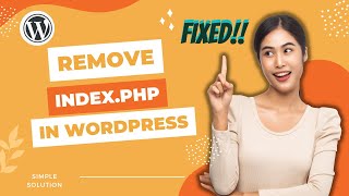 How To Remove Index php In URL In WordPress  Permalink trick [upl. by Bent]