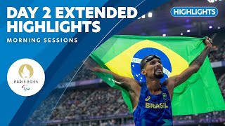 Morning Session Extended Highlights  Day 2  Paris 2024 Paralympic Games [upl. by Adan]