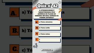 Quiz n° 42 ateroscletose quiz patologia [upl. by Airamasor871]