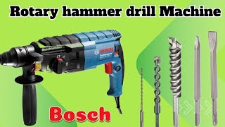 Bosch rotary hammer drill machine reviews and uses Bosch GBH professional rotary hammer [upl. by Onirefes371]