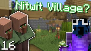 Building a Nitwit Village Minecraft Survival Ep16 [upl. by Whitcher64]