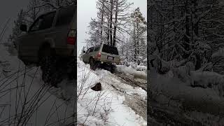 3rd gen 4runner Snow Wheeling shortvideo shorts [upl. by Anoirb]