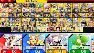 Super Smash Bros Ultimate  All Characters  Alternate Costumes amp Colors [upl. by Amzaj]