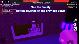 RobloxFlee the facilityGetting revenge on previous beast [upl. by Sidoney]