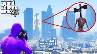 I Found Siren Head on GTA 5 Ep8 Grand Theft Auto V [upl. by Alcina]