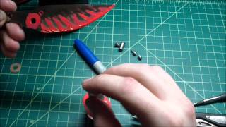 Acid Etching the Knife Blade Tutorial [upl. by Bein]