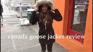 REVIEW CANADA GOOSE VICTORIA PARKA JACKET  heycarmen [upl. by Nnylyaj]