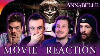 ANNABELLE 2014 MOVIE REACTION  First Time Watching [upl. by Idnahr]