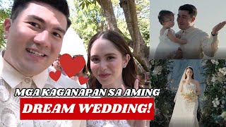 MGA KAGANAPAN SA AMING DREAM WEDDING  Luis Manzano [upl. by Aratehs]