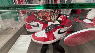 1985 Nike Air Jordan 1s on Display at Grandeur Tysons Corner  Iconic Sneakers [upl. by Iemaj]