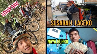 FINALLY NAYA GOPRO KINEA  DHERAI DIN PAXI GROUP RIDE  SUSARALI LAGEKO AJA Pukuvlog [upl. by Mailliwnhoj677]