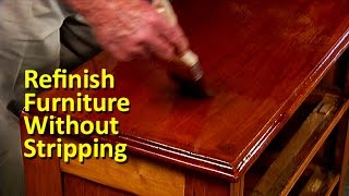 Refinish Furniture Without Stripping [upl. by Krever348]