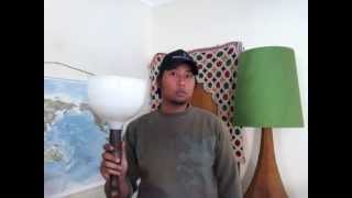 How to convert an old or vintage floor lamp with diffuser to be used with a new lamp shades [upl. by Tavia628]