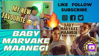 Raftaar x Nora Fatehi  Baby Marvake Maanegi  Remo Dsouza  Hot Dance Song REACTION [upl. by Giuseppe]