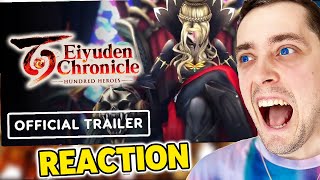 Eiyuden Chronicle Hundred Heroes Official Key Features Trailer REACTION GameTrailers [upl. by Wolfgram773]