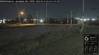 MOKAN Railcams Springfield Missouri BNSF Thayer North Subdivision MP 20470 RECURRENT STREAM [upl. by Neiv]