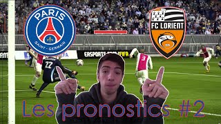 Les pronostics 2  FC Lorient  PSG vers la tête de la ligue 1 [upl. by Nyasuh]