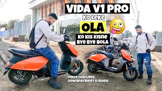 VIDA V1 Pro Electric Scooter🔥 Ye Toh OLA S1 Pro Ka Dushman Nikla😈👊🏻 is This Better Than OLA🤔 [upl. by Llednor]