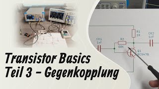 Transistor Basics  Gegenkopplung in der Praxis 3 [upl. by Birchard]