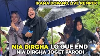 LINDA RISMA NGAKAK NIA DIRGHA JOGET PARODI  LO GUE END VERSI IRAMA DOPANG [upl. by Victor83]