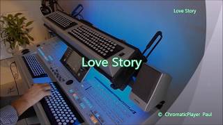 Love Story  Organ amp keyboard chromatic [upl. by Ferne]