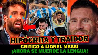 🔴Messi HUMILLA a AZZARO VIVO quotHIPÓCRITA Y TRAIDOR ARGENTINOquot Ahora Se MUERDE la LENGUA [upl. by Malloch87]