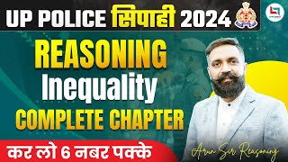 UP Police Reasoning  Reasoning  Inequality  UP Police Reasoning Class  Arun Sir [upl. by Tonneson]