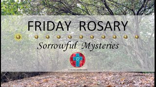 Friday Rosary • Sorrowful Mysteries of the Rosary 💜 October 11 2024 VIRTUAL ROSARY  MEDITATION [upl. by Ahsilam]