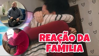 CONTANDO DA GRAVIDEZ PARA A FAMILIA ❤️ muita felicidade [upl. by Alegna]