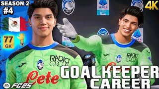 FC 25 GOALKEEPER CAREER S2E4  Finally in the starting XL🔥 Big time saves🤯 [upl. by Conchita]