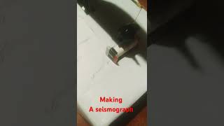 how to make seismograph at home full video shorts viral video [upl. by Annaul]