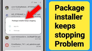 Package installer keeps stopping problem solve  Fix Package installer keeps stopping problem [upl. by Dagny]