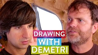 Demetri Martin amp Rainn Wilson Draw their Soul  Metaphysical Milkshake [upl. by Fortna348]