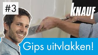 ZELF GIPS UITVLAKKEN  Doe het samen met Knauf 3 [upl. by Sina]