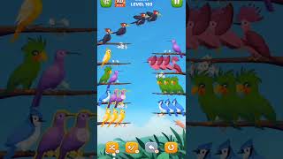 Bird sort puzzle parrot game🥴🤣 youtube trending viralshort shortsfeed shorts [upl. by Stannfield]