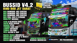 BUSSID V42 OBB MOD HINO RK8 JET DARAT SUOSS  GRAFIK HD REALISTIS  FULL ROMBAK NUANSA INDONESIA [upl. by Lechner170]