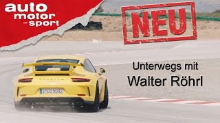 Porsche 911 GT3 mit Walter Röhrl  Neuvorstellung Test Review  auto motor und sport [upl. by Akirej]