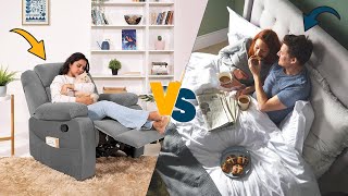 Recliner vs Bed Which is Better for Your Sleep [upl. by Prudi99]