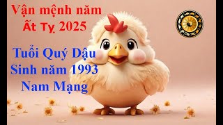 Tử vi Tuổi Quý Dậu 1993 Nam mạng năm Ất Tỵ 2025 Sự nghiệp tài vận tình duyên và gia đạo [upl. by Hegarty]