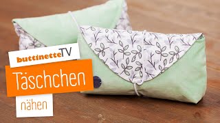 Täschchen nähen  Nähset  buttinette TV DIY [upl. by Kennith803]