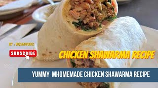 How to make Shawarma  Lahori Shawarma  Shawarma Recipe  By Aqsa Vlogs [upl. by Akemahs457]