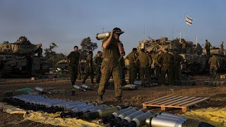 Hamas beginnt das Jahr 2024 mit einem Raketenhagel auf Israel [upl. by Akelahs]