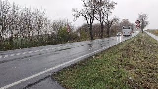 Winterliche Novemberwoche in Brandenburg  Schneefall Schneeregen auch im Havelland [upl. by Dasteel]