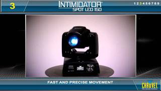 Intimidator Spot LED 150 Lightweight super fast moving head by CHAUVET [upl. by Farkas]